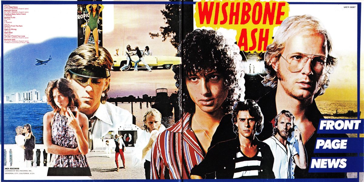 Gatefold outside, Wishbone Ash - Front Page News